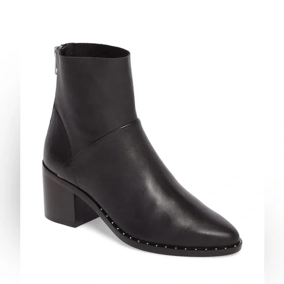 Treasure & Bond Farrah Black Studded Booties - Picture 1 of 6